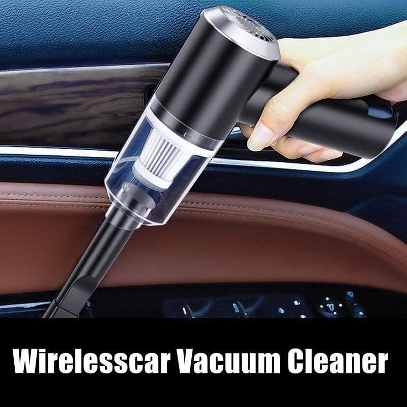 2-in-1 Portable Air Duster & Wireless Vacuum Cleaner – Rechargeable Mini Dust Blower for Keyboard, Car, Laptop & Home Use