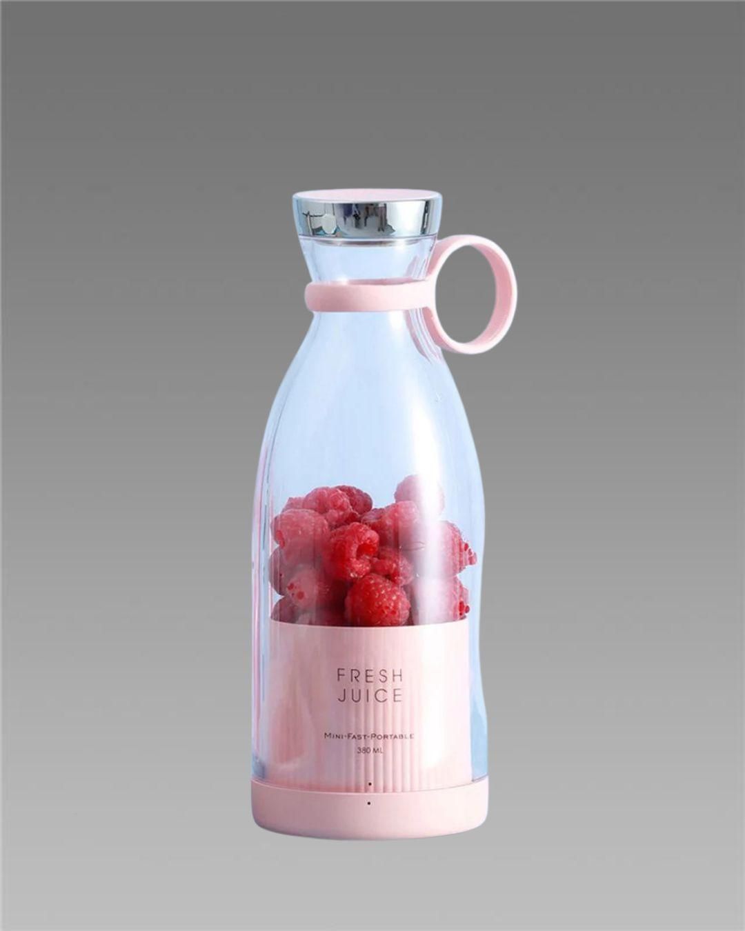 Portable USB Rechargeable Mini Juice Blender – 380ml Travel Juicer Bottle for Smoothies, Shakes & Fitness