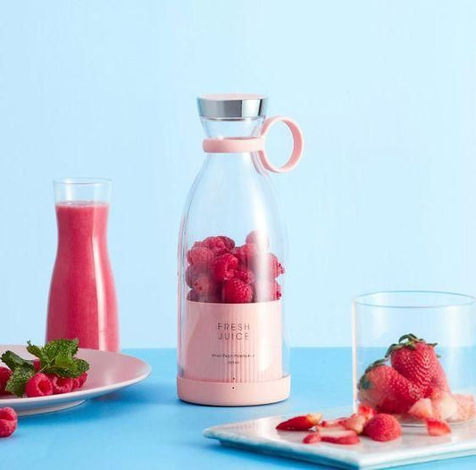 Portable USB Rechargeable Mini Juice Blender – 380ml Travel Juicer Bottle for Smoothies, Shakes & Fitness