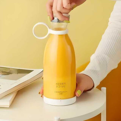 Portable USB Rechargeable Mini Juice Blender – 380ml Travel Juicer Bottle for Smoothies, Shakes & Fitness